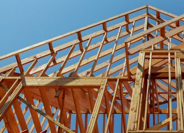 Illustration de bois de charpente